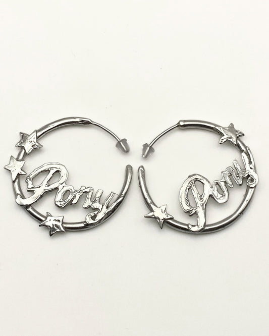 PONY Hoop Earrings