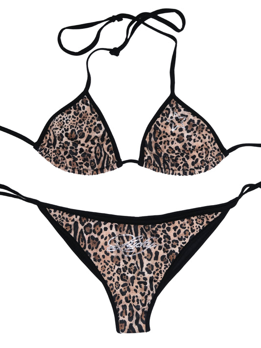 CHEETAH TRIANGLE BIKINI
