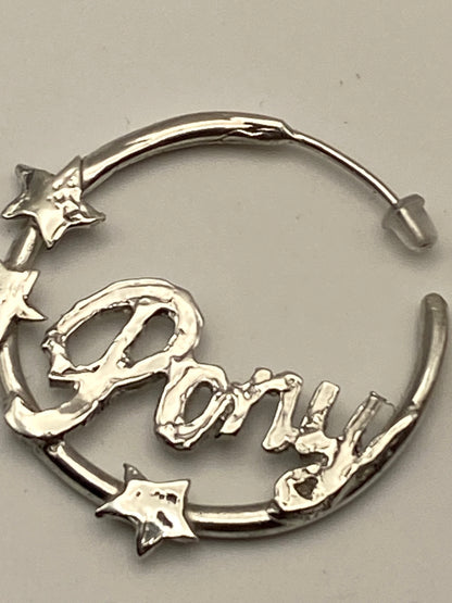PONY Hoop Earrings