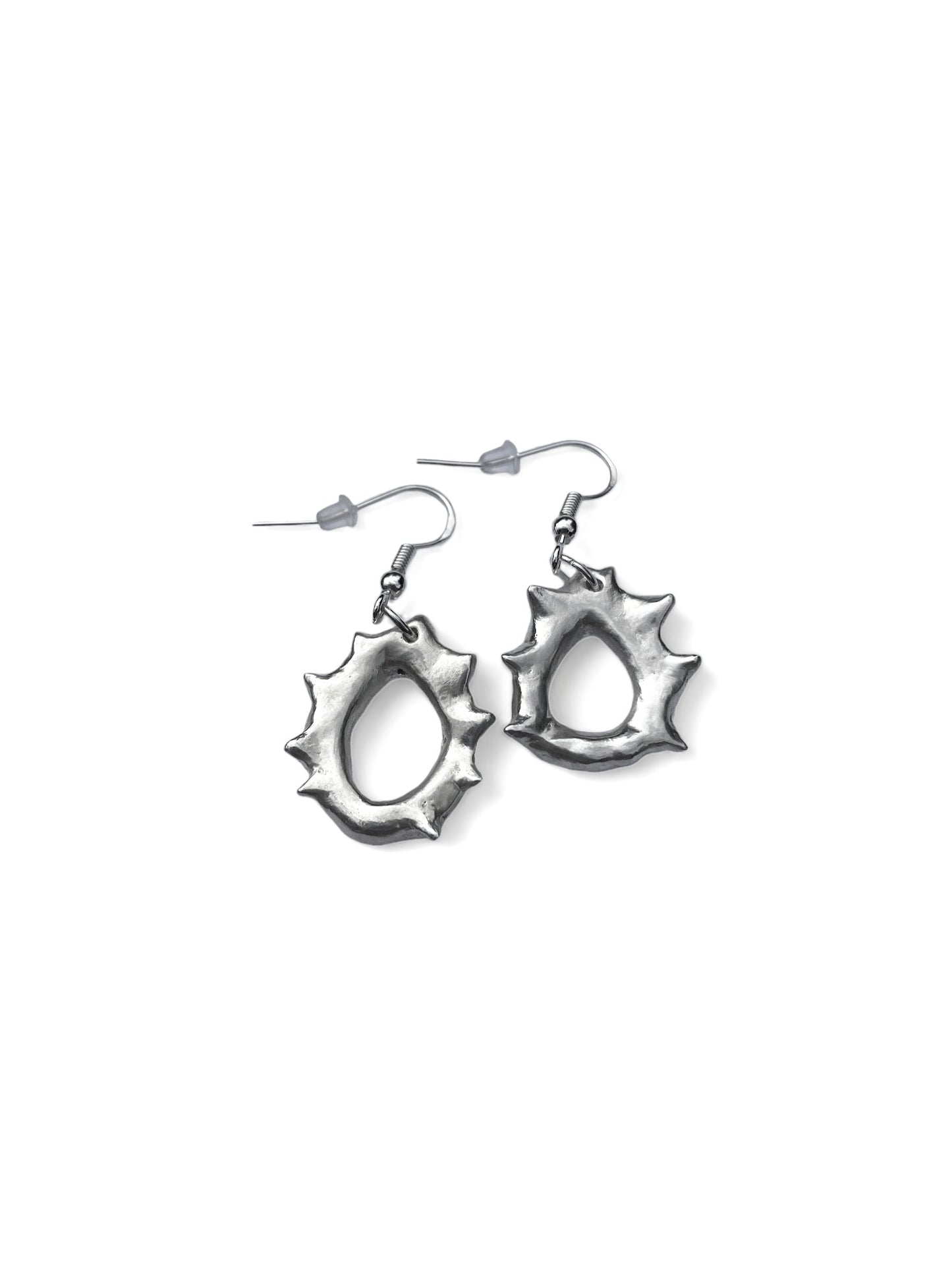 RAJAH SILVER EARRINGS